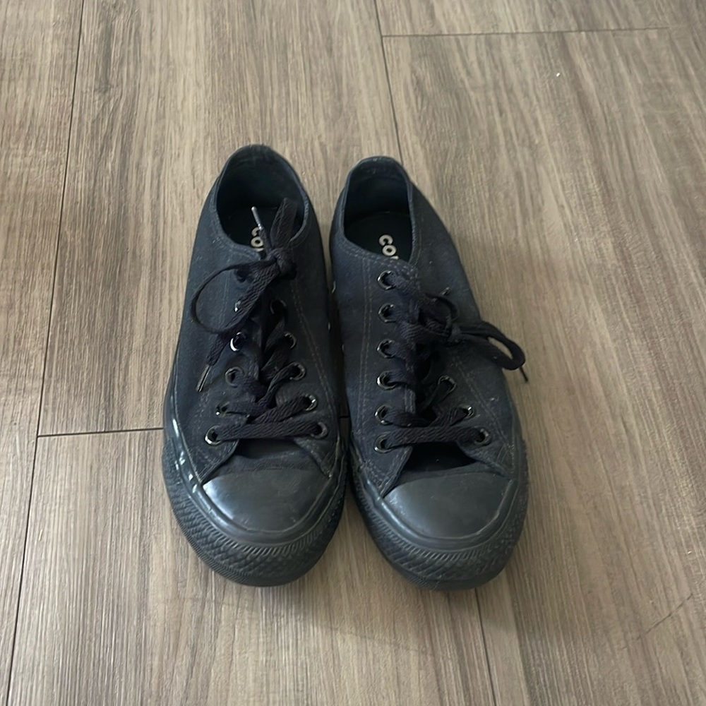 All Black converse
